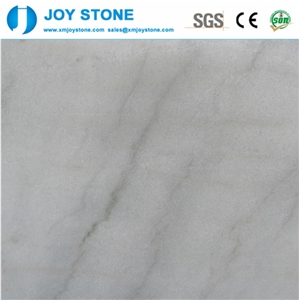 Cheap China Bianco Carrara Guangxi White Marble Polish Slabs Flooring Tiles