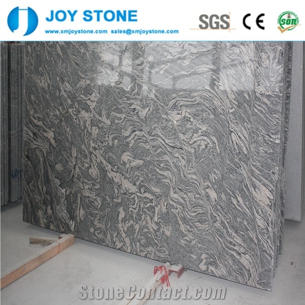 China Juparana Granite Stone Flooring Wall Thin Floor Tile Slab