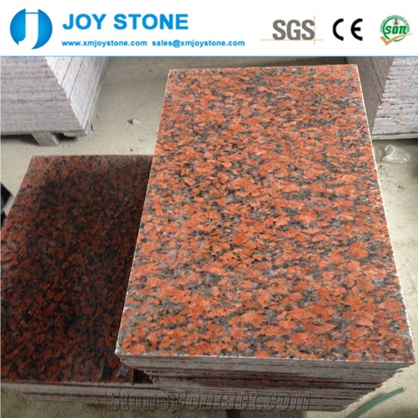 Chinese Capao Bonito Cenxi Hong Maple Leaf Red G562 Granite Wall Tiles