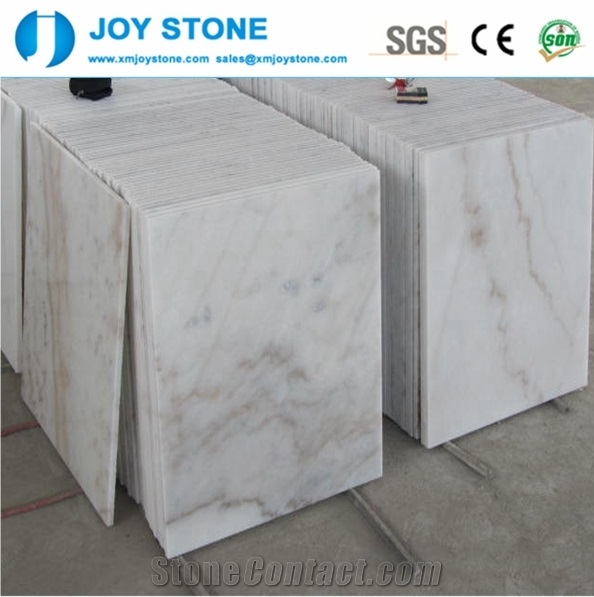 Guangxi White Marble Polished Top Quality Polished Honed Slabs Tiles