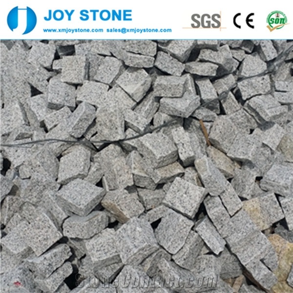 Split Haicang White China Bianco Sardo G623 Grey Granite Cobble Stone