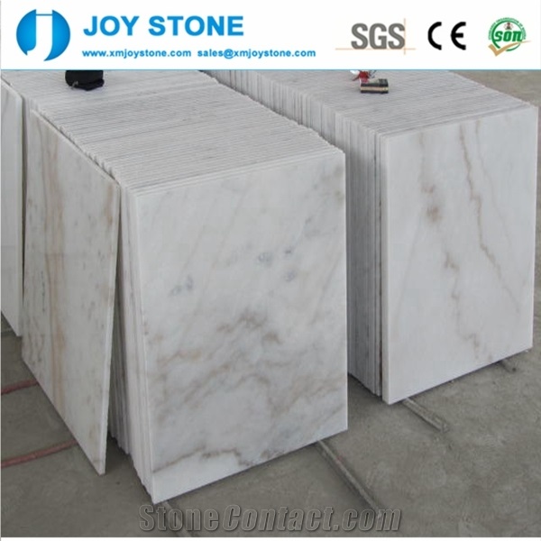 Wholesale Guangxi White Marble Polished Slabs Wall Floor Tiles Cheap