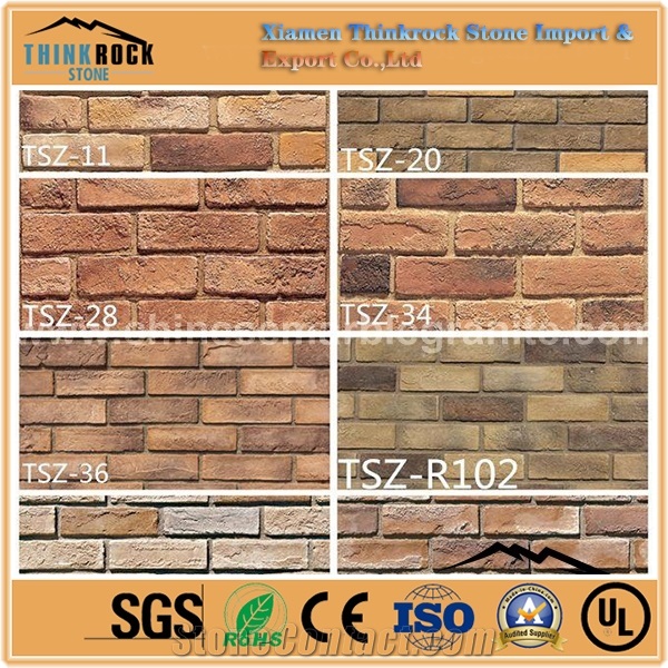 Beige Brick Faux Stone Wall Panels