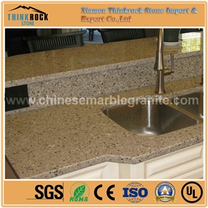 China Natrual Golden Grain Yellow Granite Big Slabs,Sinks
