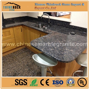 Solid Surface Sapphire Brown Granite Kitchen Countertops