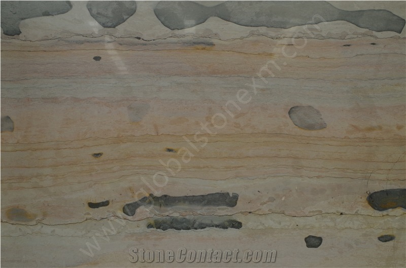 China Pamir Cloud Grey/Pink Marble Slab Tiles for Reception Vanity Top