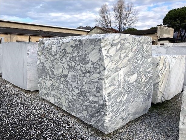 Arabescato Carrara Marble Block, Italy White Marble