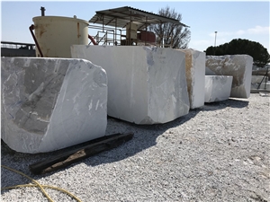 Bianco Carrara C Marble Block, Italy White Marble
