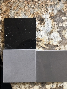Grey Artificial Stone,Black Composite Marble,Man Made Stone Slabs