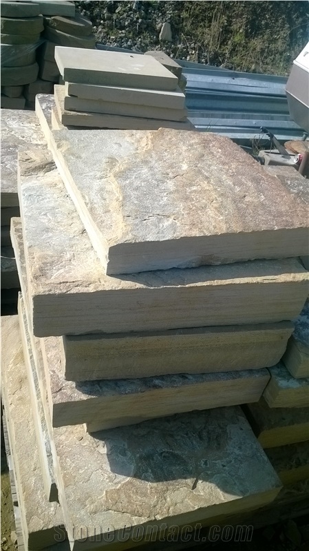Sawn Yorkstone Special Offers,Gold Crested Riven Buff Paving Stone