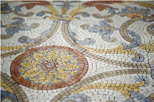 Marble Mosaic Hand Made Floor Medallions