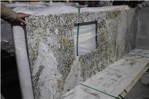 Brazil White Argento Granite,Bianco Argento Granite Kitchen Countertop