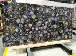 Brown Agate Slabs & Tiles,Semiprecious Stone Slabs Different Colors