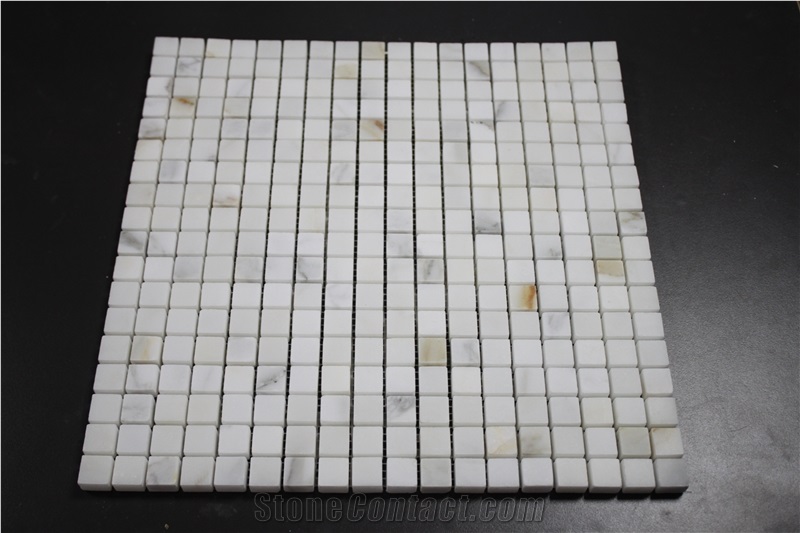 Calacatta Gold Marble Floor Mosaic,Calacatta Borghini Marble Mosaic