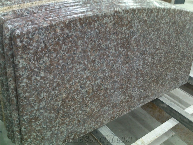Cheap Chinese Peach Red Granite G687 for Bench Tops Countertops