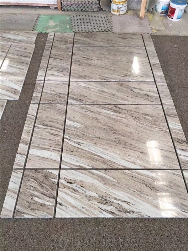 Coffee Wood Marble Flooring Tiles, China Origin Coffee Marble Tiles