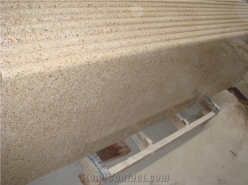 G682 Countertop, Beige Granite Worktops China Yellow Granite Bar Tops