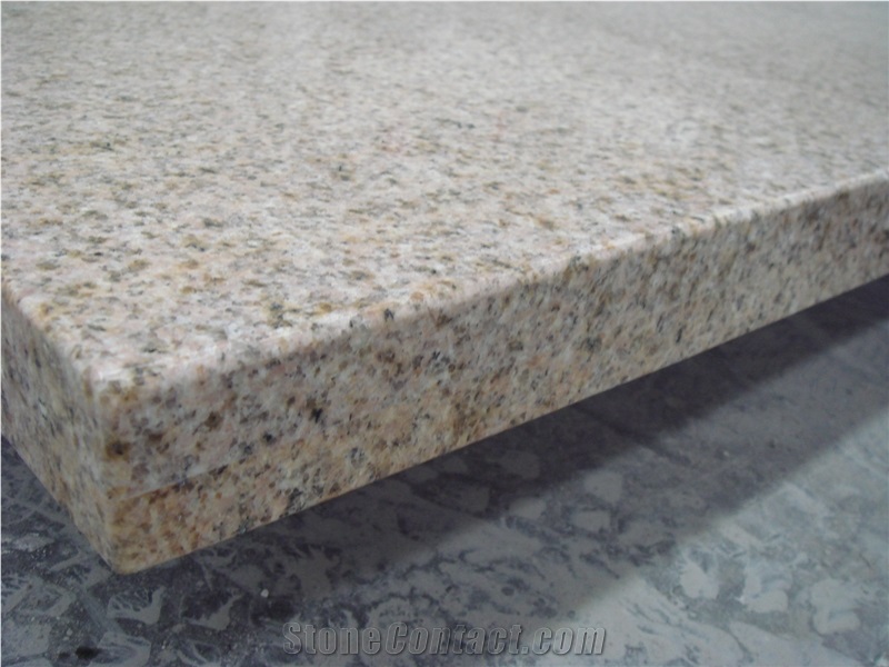 G682 Countertop, Beige Granite Worktops China Yellow Granite Bar Tops