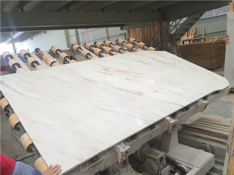 Grade a Volakas Marble Slab for Wall Tile and Floor Tile