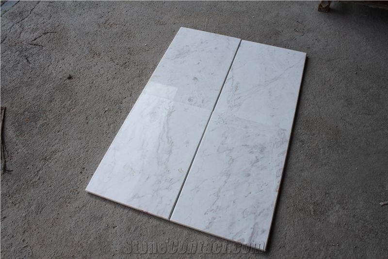 Greece Jazz White Marble,Volakas White Marble Floor & Wall Tiles