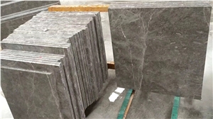 Hot Sale Hermes Grey Marble Tiles, Grey Polished Marble Flooring Tile