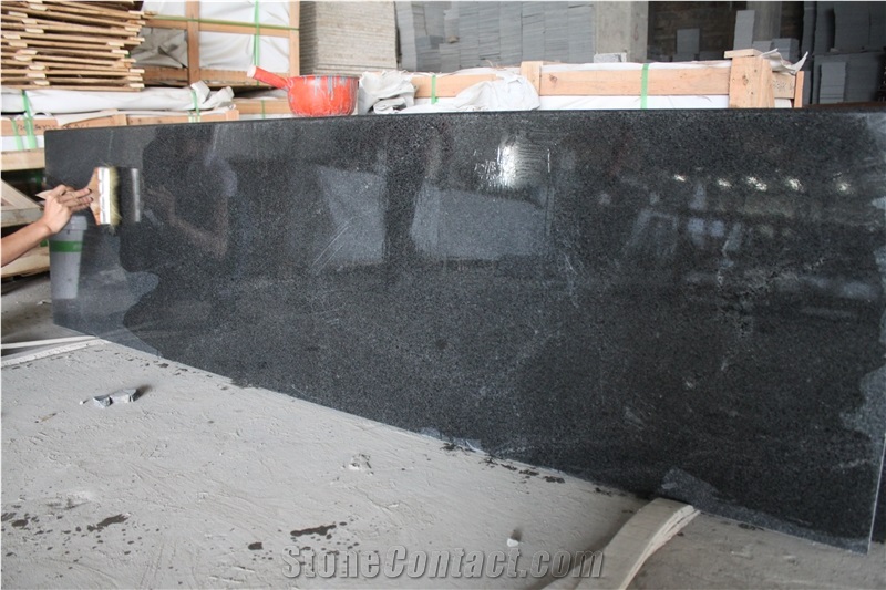 Polished Chinese Padang Dark,Sesame Black Granite,G654 Granite Tops