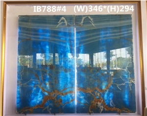 Translucent Onyx Wall Slabs,Blue Onyx Backlit Onyx Wall Covering Slabs