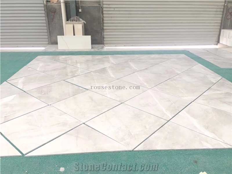 Castle Tundra Ligh Grey Marble Slabs&Tiles Cut to Size Dry Lay Polish