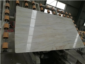 Eurasian White Wood Marble Slabs Wall and Floor Countertops Polished