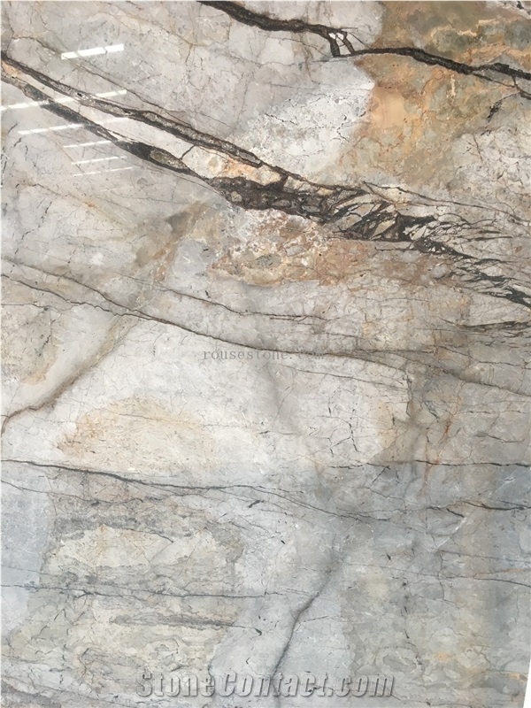 Florence Grey Marble Slabs&Tiles Countertops Window Sills Wall
