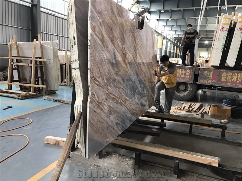 Golden Ocean Marble,Impression Grey Marble Slab,High Quality Available