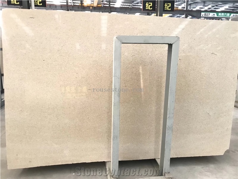 Moka Gold Limestone Slabs Pool and Wall Capping, Stairs, Table