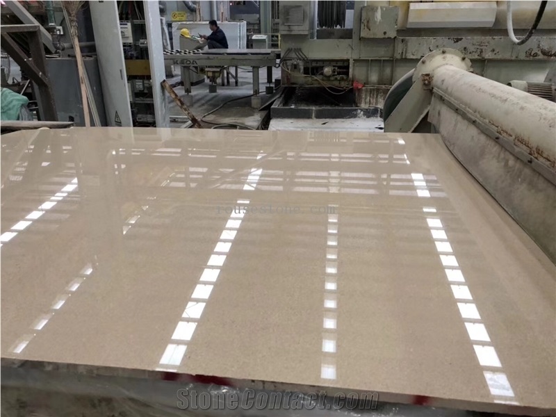 Moka Gold Limestone Slabs Pool and Wall Capping, Stairs, Table