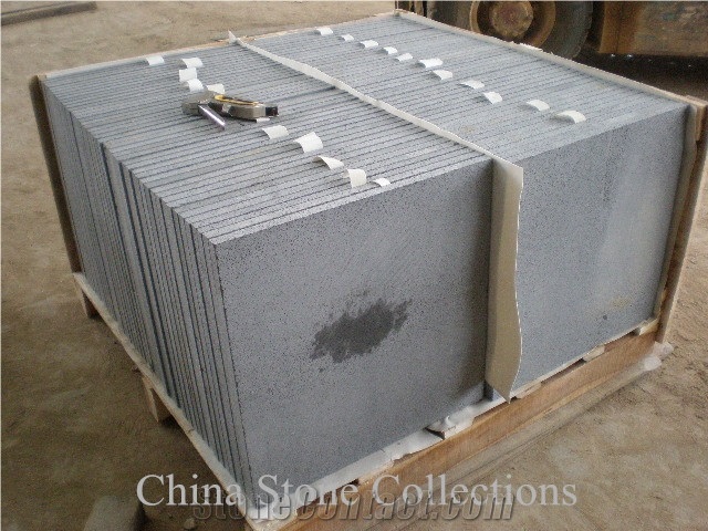 Chinese Zp Blue Stone Volcano Stone Tiles for Flooring/Paving/Cobbles