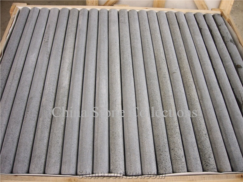 Chinese Zp Blue Stone Volcano Stone Tiles for Flooring/Paving/Cobbles