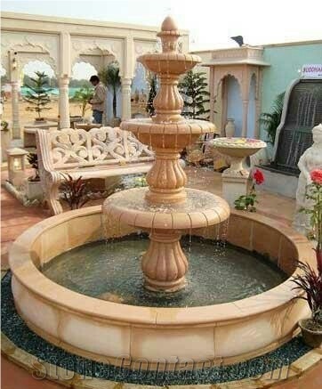Natural Stone Garden Fountain