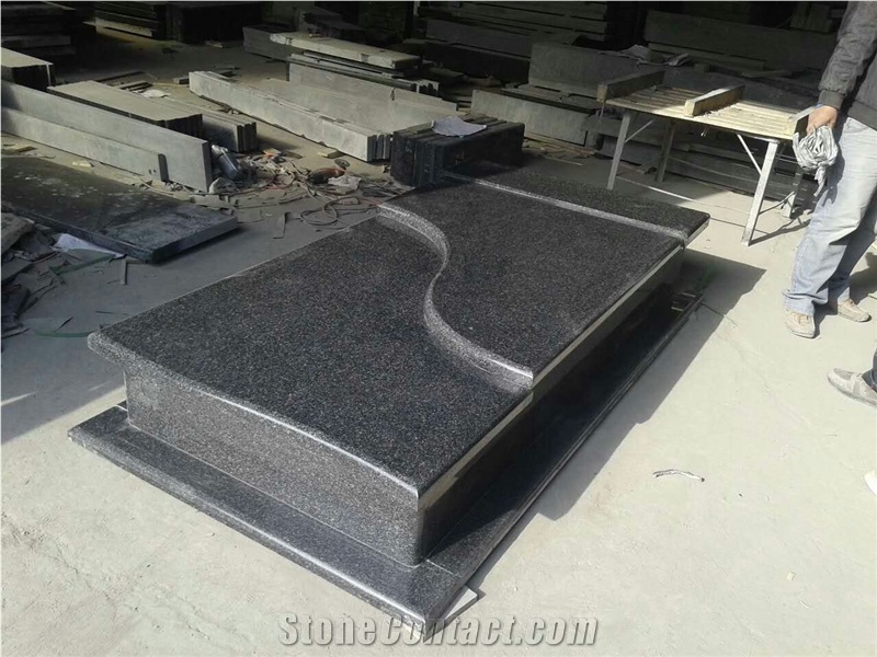 Black Beida Qing Chinese Granite Tombstone,Granite Monument