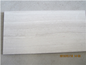 White&Grey Wood Grain Marble Slab (Gd-Mb-07)