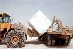 Desert Beige Marble Blocks from Own Quarry