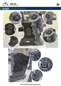 Our Upright Range Tombstones