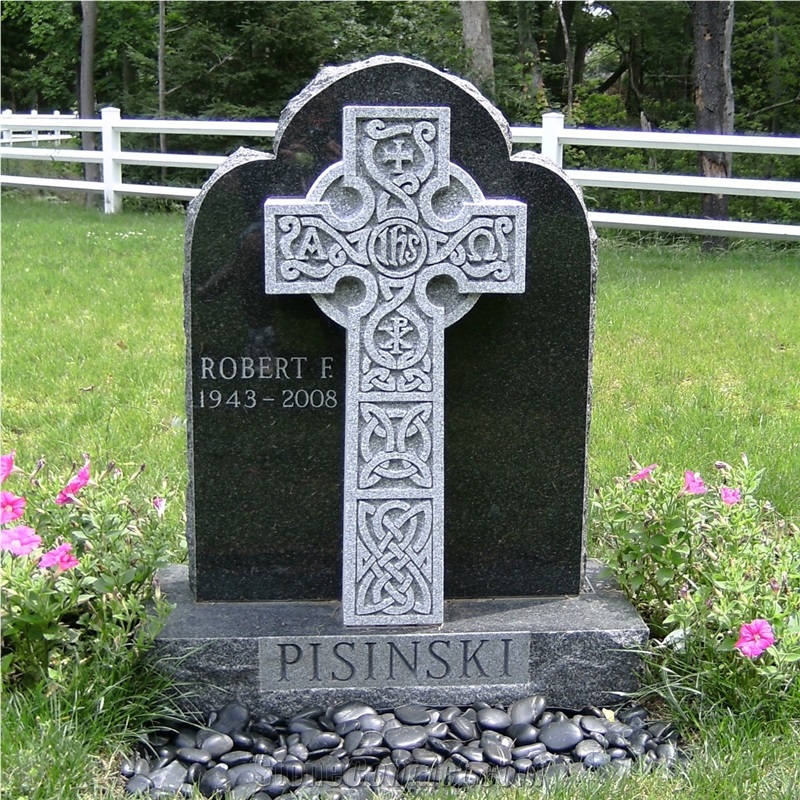 Celtic Cross & Irish Designs Memorial Gravestone