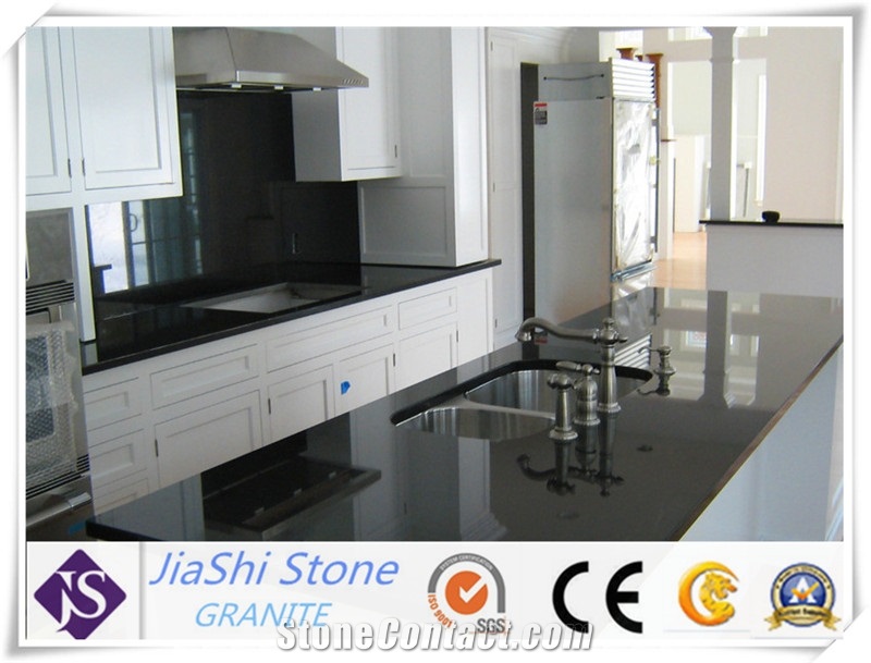 Modern Black Granite Countertop For Kitchen With 1200 600mm 3mm