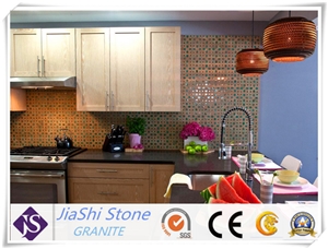 Modern Black Granite Countertop for Kitchen with 1200*600mm*3mm