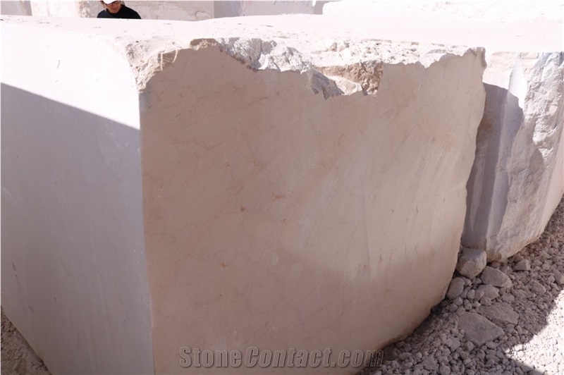 Angurak Dehbid Marble Block, Iran Beige Marble
