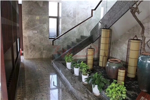 Classical Grey Marble Slabs &Tiles for Villa Decoration