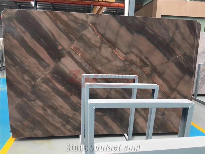 Copper Dune Granite Laminated with Aluminum Honeycomb