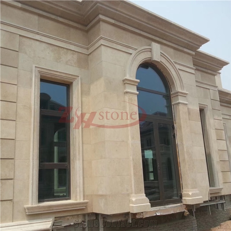 Jura Beige Limestone Molding, Exterior Decoration
