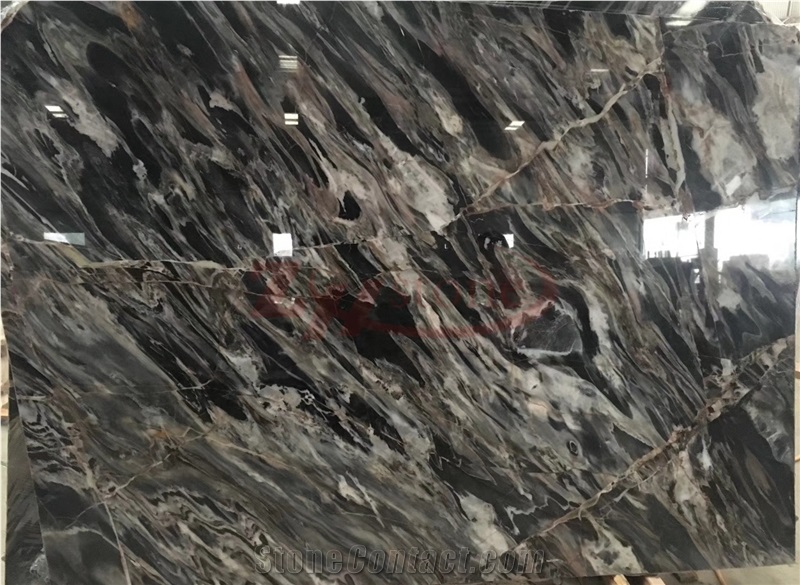Louis Gray Agate Marble Slabs Cut to Size for Wall&Floor Tiles