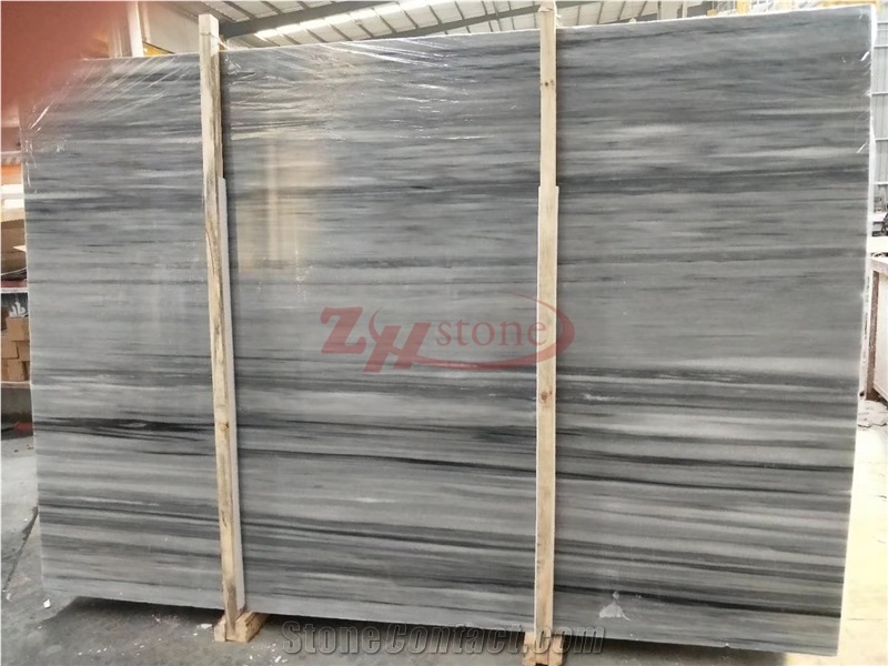 Snow Grey Wooden Marble Slabs for Wall ,Floor Tiles