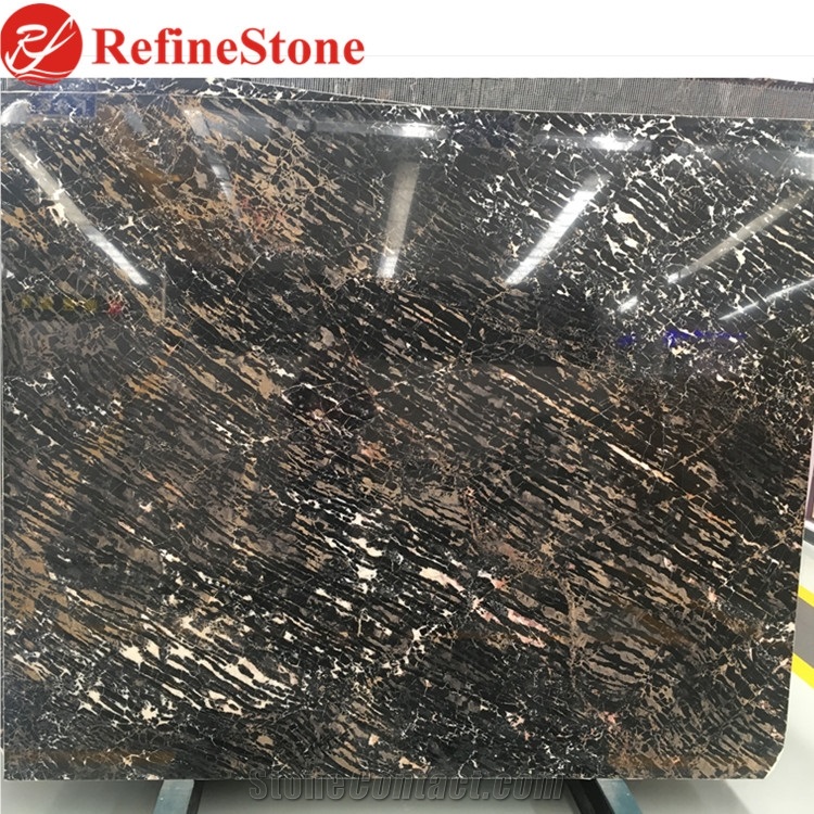 China Dark Brown Marble Slab for Floor and Wall